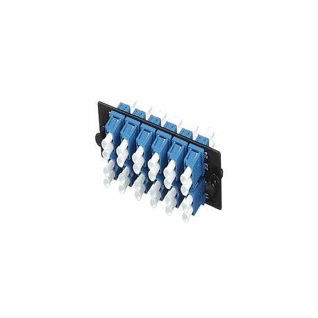 PANDUIT FAP con 12 adaptadores, LC Dupl (BU) Zirconia - FAP12WBUDLCZ