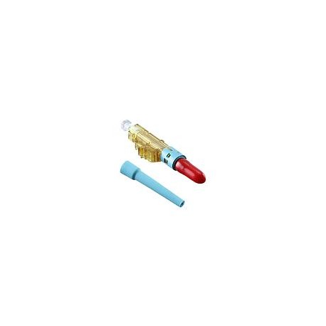 PANDUIT Conector simplex LC 50/125μm OM3/OM4 multimodo,  bota color aqua. - FLCSMCXAQY