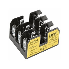 BUSSMAN Base Porta Fusibles Clase Cc, 600Vca - BC6033SQ