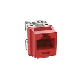 NETKEY Módulo de conector punchdown, NK Cat 5e, Rojo - NKP5E88MRD