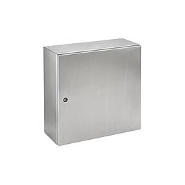 HOFFMAN Gabinete de montaje en pared, Serie GL66, 304 SS, Acero inoxidable, Gris - M800800300GSS