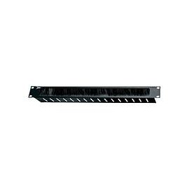 Panel de ojales de cepillo, Legrand AV, MIDDLE ATLANTIC, 1 RU, 19", negro - BR1