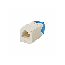 PANDUIT Conector Mini-Com™  RJ45, Categoría 6A, UTP, blanco internacional. - CJ6X88TGIW