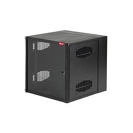 Gabinete de Pared de 19", Doble Bisagra ACCESSPLUS II, Ventana, 26U, Acero, Negro, 1.22 m, 600 mm -BF550