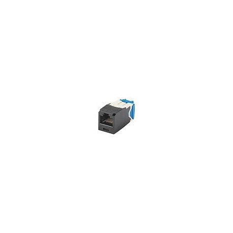 PANDUIT Conector Mini-Com™  RJ45, Categoría 6A, UTP, negro. - CJ6X88TGBL