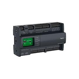 AS-B controller with 24 I/O points (12 Universal Type A, 4 Universal Type B, 4 Digital Inputs and 4 Digital Outputs) with manua