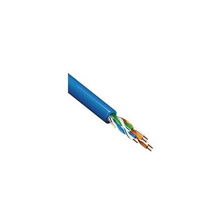 Bobina de Cable Cat6+ UTP azul