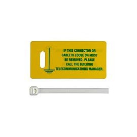 Rack Grounding Yellow Tag Kit, 10 tags &