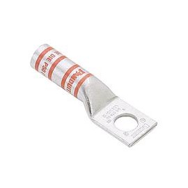 Copper Compression Lug, 1 Hole, 1/0 AWG,