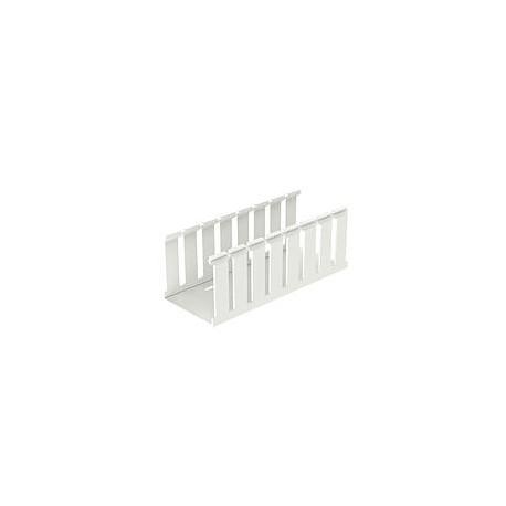 Slotted Duct, PVC,3"X3"X6',Blanco hueso