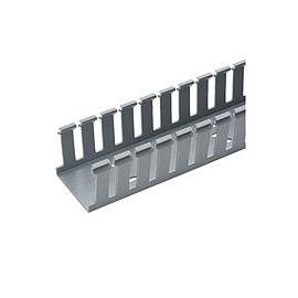 Slotted Duct, PVC,3X2X6',BLK