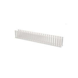 Conducto ranurado, PVC,2"X4"X6',WHT, G2X4WH6