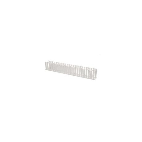 Conducto ranurado, PVC,2"X4"X6',WHT, G2X4WH6