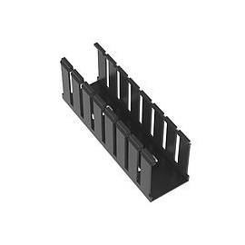 Slotted Duct, PVC,2"X3"X6',BLK