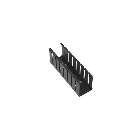 Slotted Duct, PVC,2"X3"X6',BLK