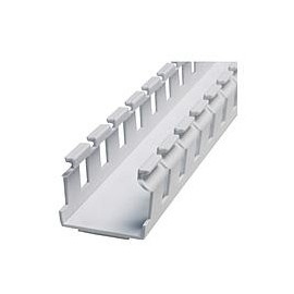 Slotted Duct, PVC, 1X1X6',WHT