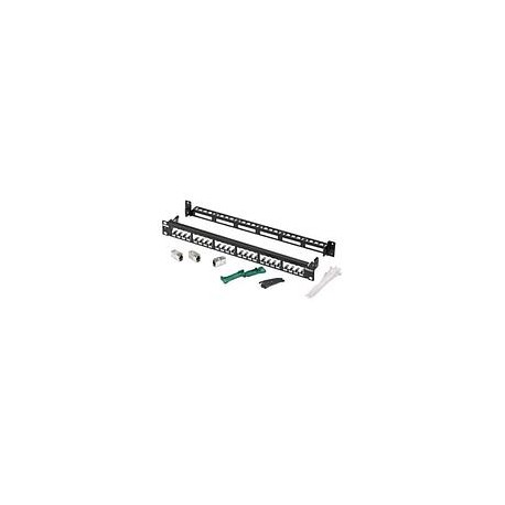 24-Port Modular Shielded Patch Panel wit