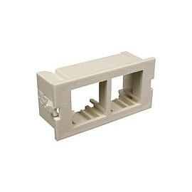 Modulo para 2 jacks 2A NordX/CDT - color blanco