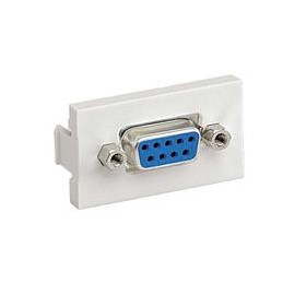 PANDUIT Pan-Net® Conector DB9, 1/3, 9 Pines, Hembra-Hembra, Blanco - CHD9CIW