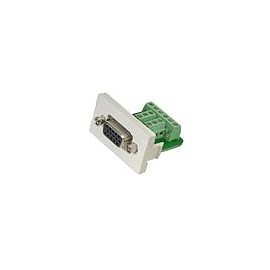 PANDUIT Pan-Net® Inserto 1/3 , Conector 15 Pines DB,  SVGA, Blanco - CHD15HDSCWHY