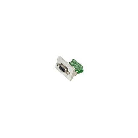 PANDUIT Pan-Net® Inserto 1/3 , Conector 15 Pines DB,  SVGA, Blanco - CHD15HDSCWHY