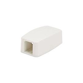 Caja para montaje en superficie Mini-Com Panduit, 1 puerto, blanco