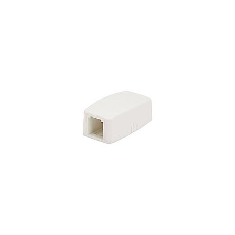 Caja para montaje en superficie Mini-Com Panduit, 1 puerto, blanco