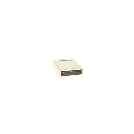 PANDUIT Mini-Com™ Caja de Montaje de Superficie, 4 Modulos Mini-Com, Blanco - CBX4EIA