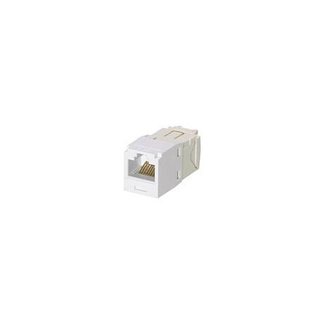 PANDUIT Conector Mini-Com™  RJ45, Categoría 6, UTP, blanco. - CJ688TGWH