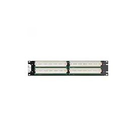 CAT5E HD-110 PATCH PANEL, 48-PORT, 2U, BLACK