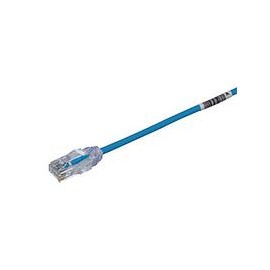 PANDUIT Cable de conexion UTP, Categoría 6 mejorado, 28 AWG, Azul - UTP28SP10BU