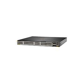 ARUBA6300MSwitch, 48 puertos Smart Rate, PoE+ Clase 6 (60W) 2880 Watts max, 4 puertos de Fibra SFP56 1G/10G/25G - JL659A