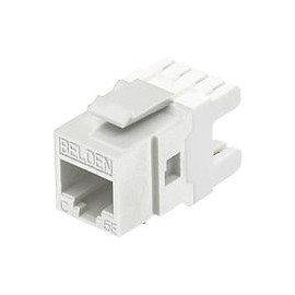 CAT5E JACK KCONN ELEC WHITE