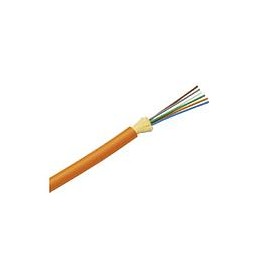 PANDUIT Cable de Distribución de 6 Fibras OM2, 50/125, Multimodo, Plenum, 30cm, Naranja - FSDP506Y