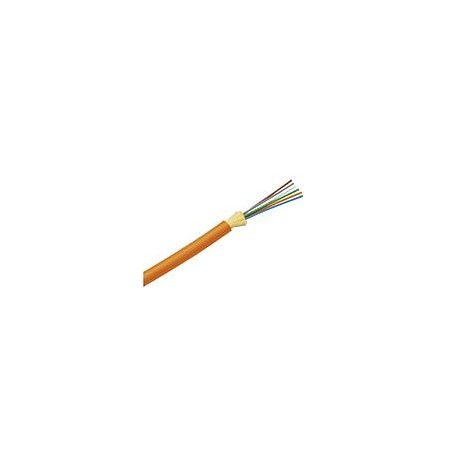 PANDUIT Cable de Distribución de 6 Fibras OM2, 50/125, Multimodo, Plenum, 30cm, Naranja - FSDP506Y