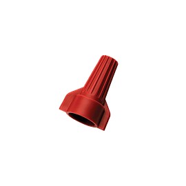 PRODUCTOS IDEAL Conector de cable WingTwist, WT52, Frasco de 500, Rojo - WT52-500JR