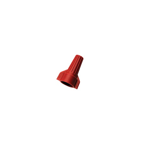 PRODUCTOS IDEAL Conector de cable WingTwist, WT52, Frasco de 500, Rojo - WT52-500JR