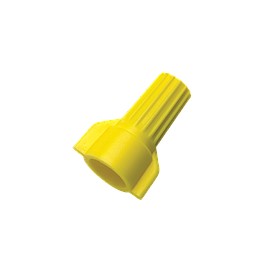 PRODUCTOS IDEAL Conector de cable WingTwist, WT51, Frasco de 500, Amarillo - WT51-500JR