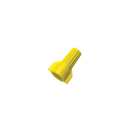 PRODUCTOS IDEAL Conector de cable WingTwist, WT51, Frasco de 500, Amarillo - WT51-500JR