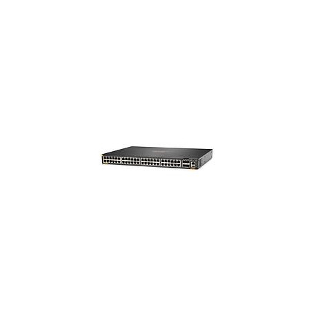 ARUBA6200FSwitch, 48 puertos, PoE+ 740 Watts, 4 puertos de Fibra SFP+ 1G/10G - JL728A