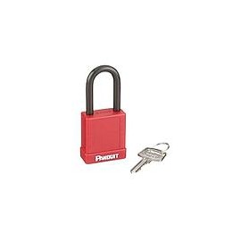 1" Shackle Padlock, Master Keyed, Color