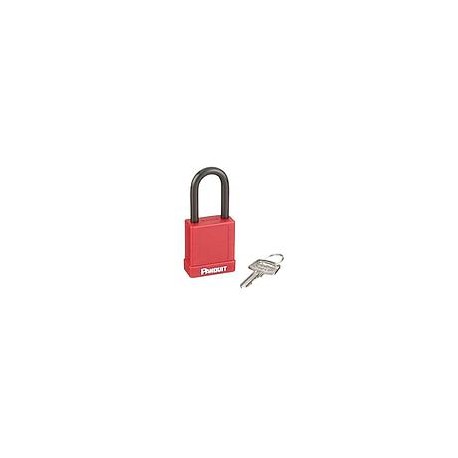 1" Shackle Padlock, Master Keyed, Color