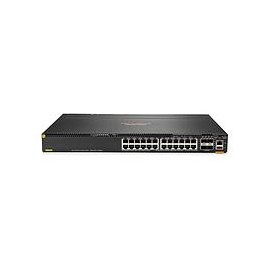 ARUBA6300MSwitch, 24 puertos, PoE+ 720 Watts max, 4 puertos de Fibra SFP56 1G/10G/25G - JL662A