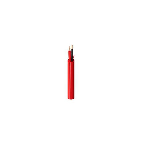 Cable de alarma contra incendios Belden, Plenum-FPLP, cobre desnudo sólido de 2-14 AWG color rojo - 6120UL 002A1000