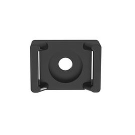 Cable Tie Mount, .61" (15.5mm)W, 8 Scre