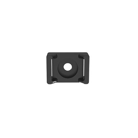 Cable Tie Mount, .61" (15.5mm)W, 8 Scre