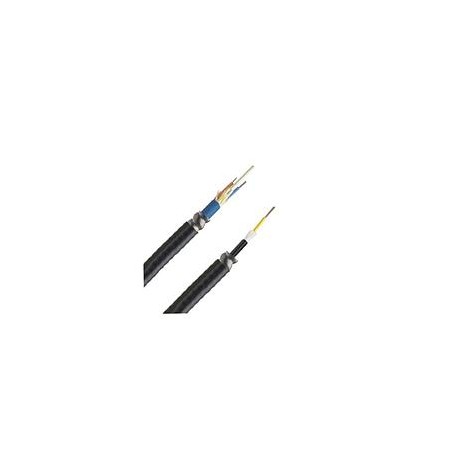 PANDUIT Cable Central con Armadura de 6 Fibras OM2, 50/125, Multimodo, Riser, 30cm, Negro - FSGR506Y