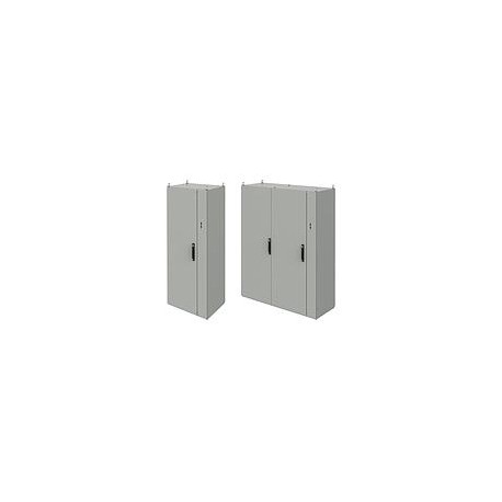 Paquete de desconectadores ProLine G2, tipo 12, con 1 puerta a la derecha, 2000 x 1000 x 500, de acero, gris claro - P2KDR20105