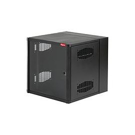 HOFFMAN Gabinete Accesplus II doble bisagra, puerta con ventana, 19 unidades de rack - EWMW362425