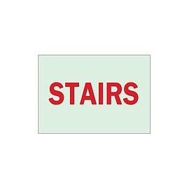 BRADYGLO, SIGN SIZE (H X W) 10" X 14" , STAIRS